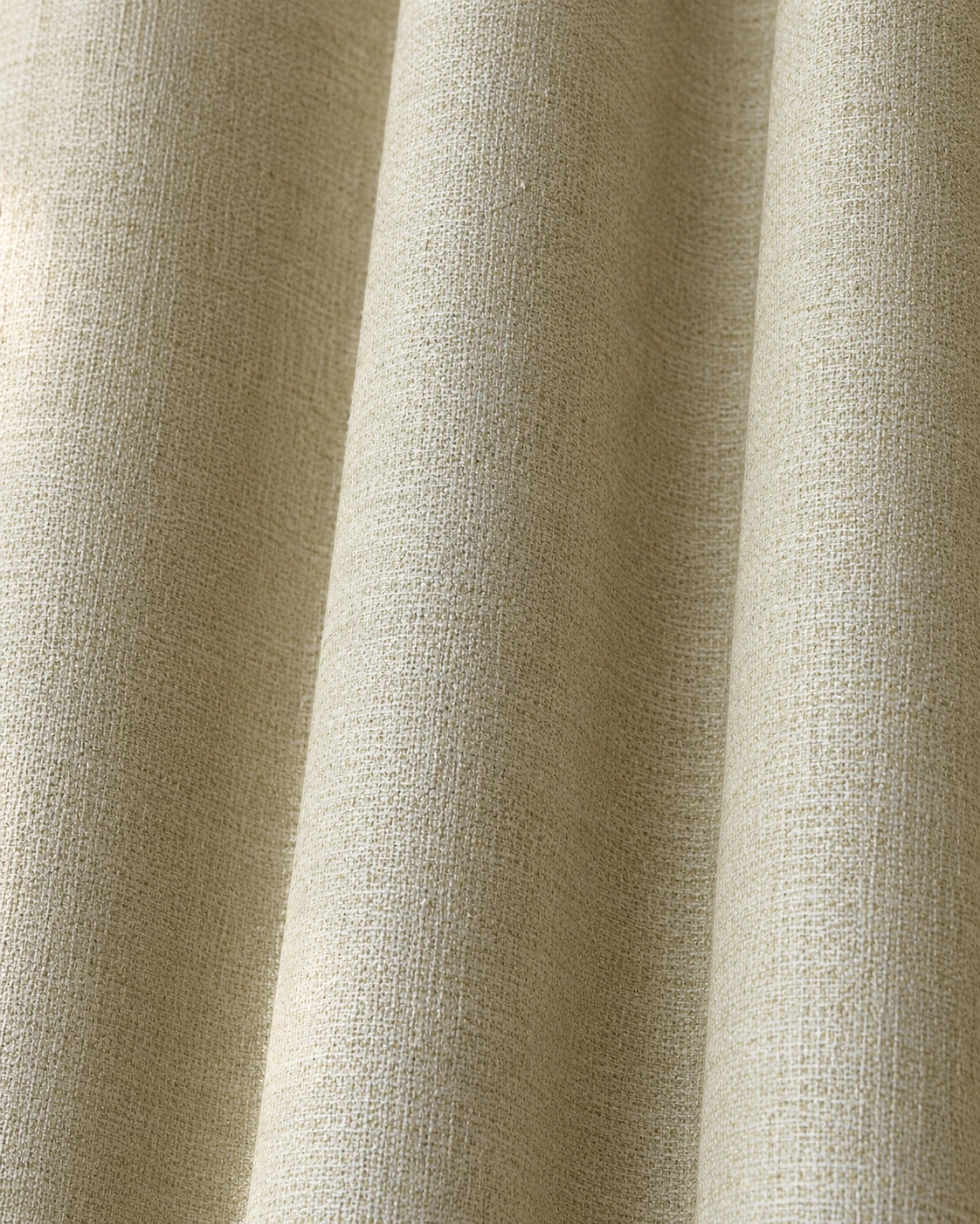 Vue rapprochée d’un textile à l’aspect lin
